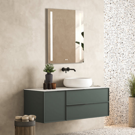 Seura Encore Legato Lighted Mirror with Vanity